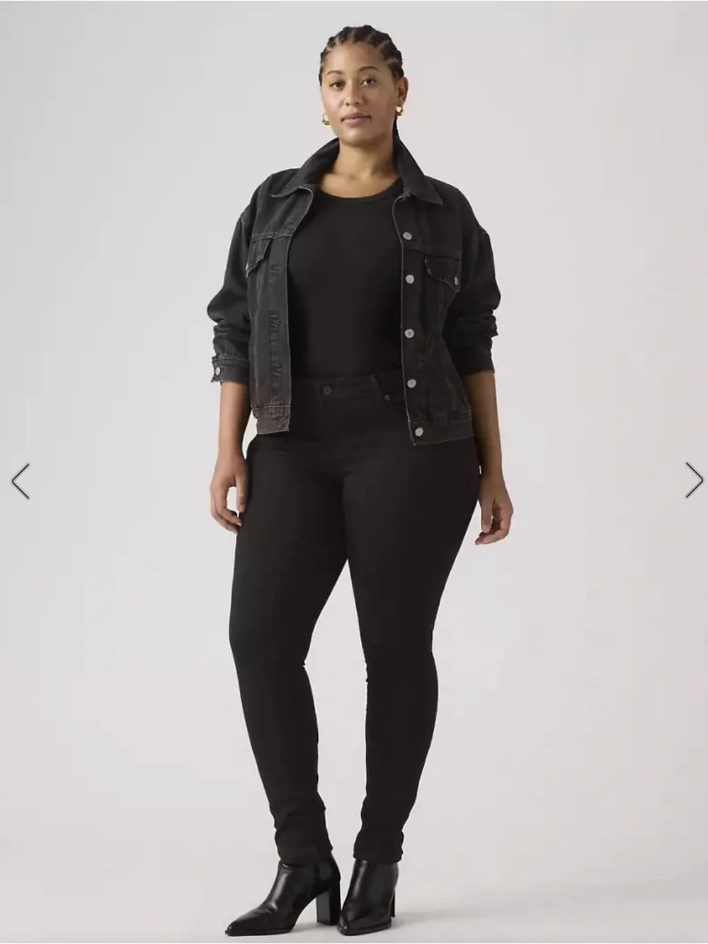 Levi’s Black 711 Skinny Jeans
